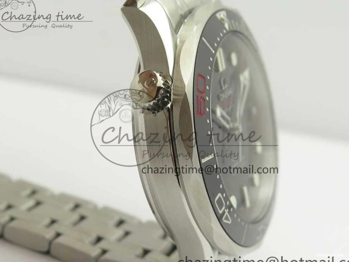 0424 Seamaster 300M Chronometer SS “007” Limited Edition OMF 1:1 Best Edition on SS Bracelet A2824 (Black Balance Wheel) V Seasonal 7952